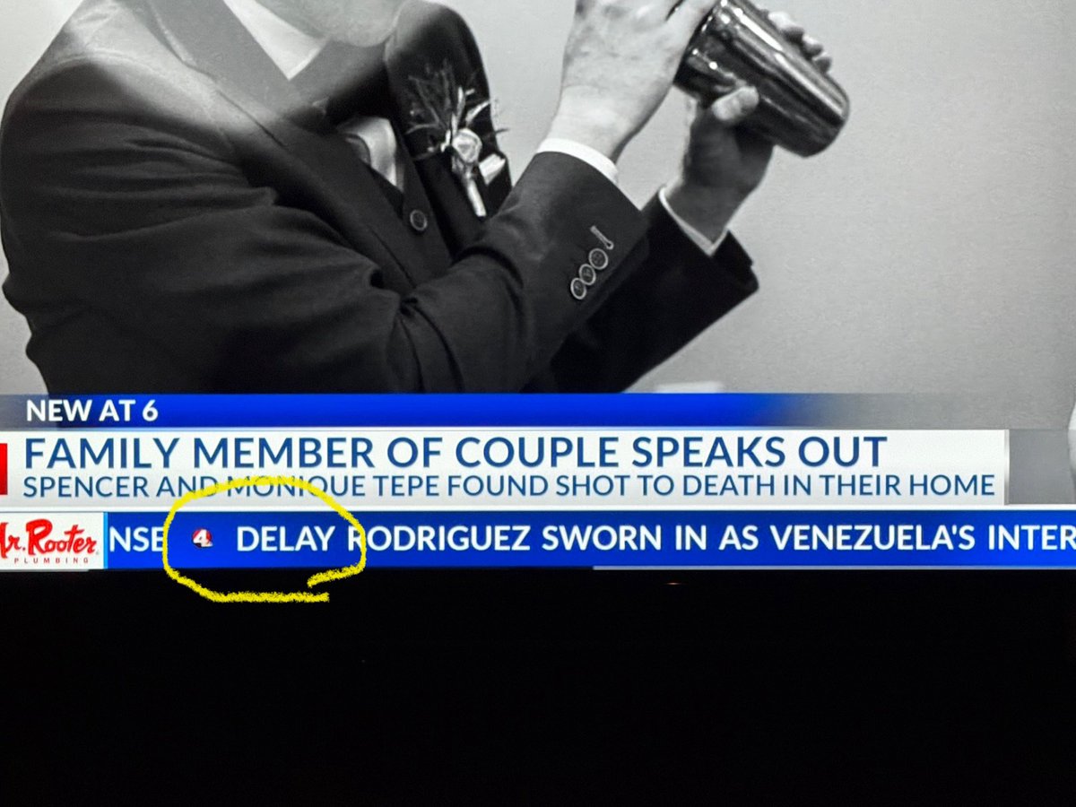 Independended's tweet photo. Hey @nbc4i: You have WAY too many typos on your chyron. When you encounter an unfamiliar name, seems you just make one up. This happens constantly. It’s Delcy…pretty well known at this point if you watch the news. @ColleenNBC4 https://t.co/be4gOZlVst