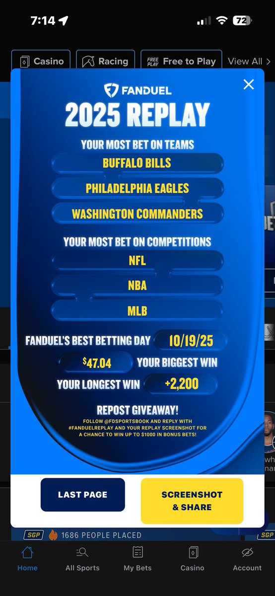 raar7700's tweet photo. @FDSportsbook https://t.co/RzzAPT4zMt