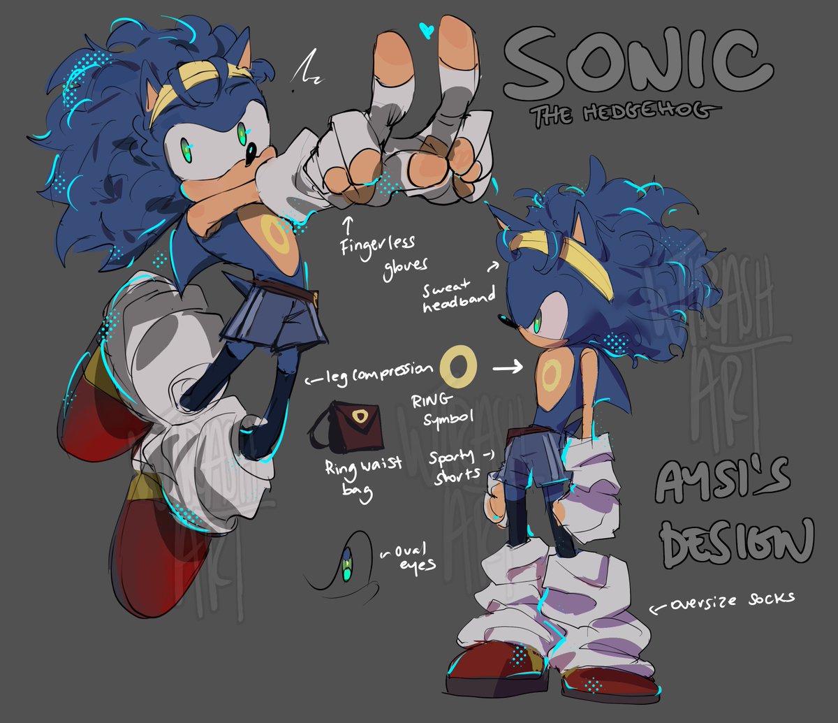 WTrashart's tweet image. the sonic and shadow designs are complete