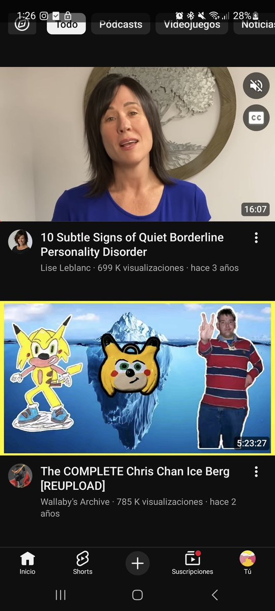 2chelines's tweet image. nochecita de youtube