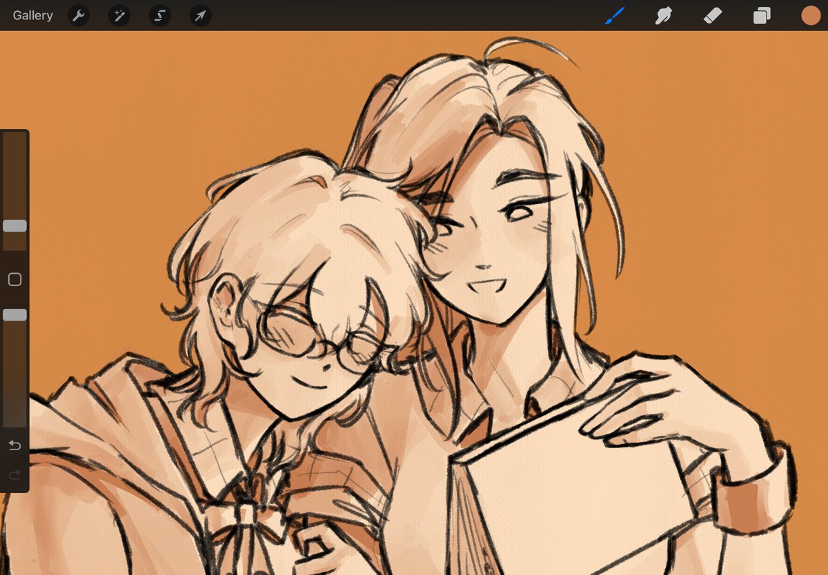 lemelonbread's tweet image. luhyuri school au wip !! #alnst #hyuluka #luhyu