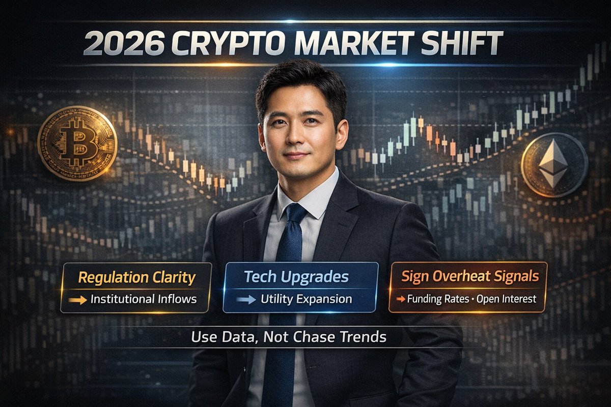 2026년 코인 시장은 규제 명확화로 기관 자금이 들어오고, 기술 업그레이드로 활용성이 커지는 교차점이에요.
비트코인은 유동성 장세와 동조하며 상승 탄력이 커질 수 있지만, 펀딩비 과열과 김치 프리미엄 급등은 경고 신호!

상세내용보기 :
onbinder.com

#비트코인 #가상자산 #코인