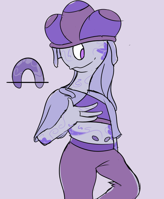 DrawsRay's tweet photo. Milas Lilac Marble, another Gem oc https://t.co/x9d9cjAE1F