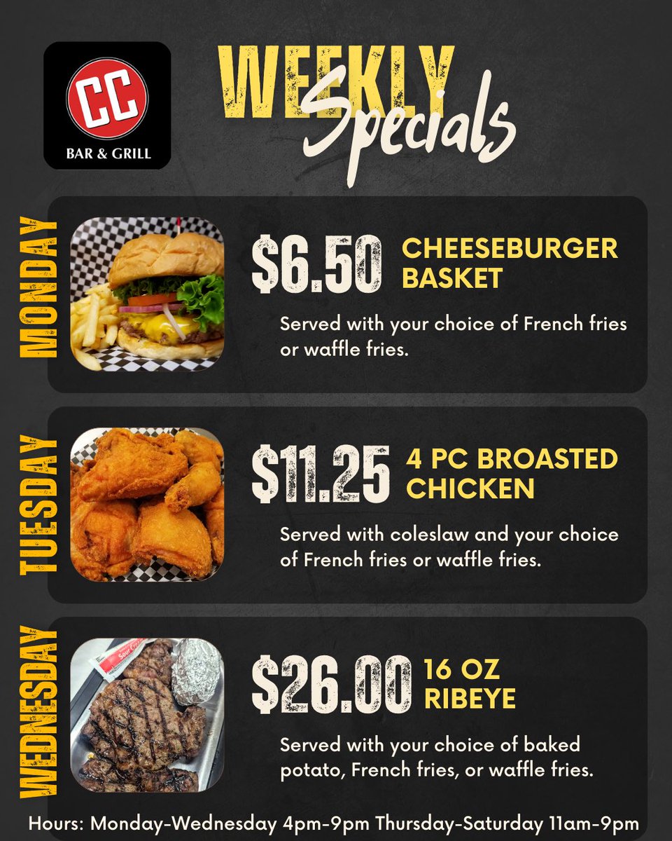 CC's Bar & Grill tweet media