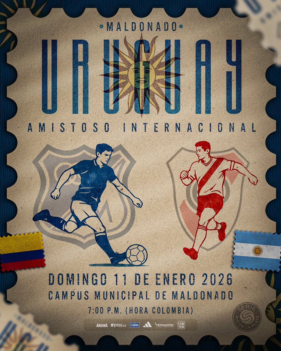 MillosFCoficial's tweet image. ¡Amistosos internacionales! ✈️Ⓜ️⚽️

🆚 River Plate
🏟️ Campus de Maldonado
🗓️ 11 de enero
⏱️ 7:00pm Col
🇺🇾 Maldonado, Uru.
⚽ Serie Río de la Plata

🆚 Boca Juniors
🏟️ La Bombonera
🗓️ 14 de enero
⏱️ 5:00pm Col
🇦🇷 Buenos Aires, Arg.
⚽ Copa Miguel Ángel Russo