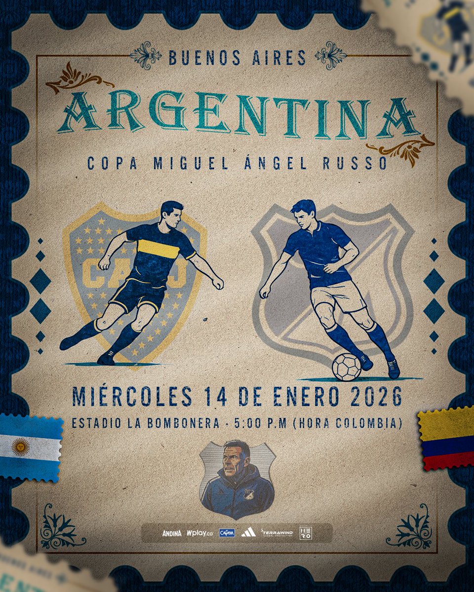 ¡Amistosos internacionales! ✈️Ⓜ️⚽️

🆚 River Plate
🏟️ Campus de Maldonado
🗓️ 11 de enero
⏱️ 7:00pm Col
🇺🇾 Maldonado, Uru.
⚽ Serie Río de la Plata

🆚 Boca Juniors
🏟️ La Bombonera
🗓️ 14 de enero
⏱️ 5:00pm Col
🇦🇷 Buenos Aires, Arg.
⚽ Copa Miguel Ángel Russo