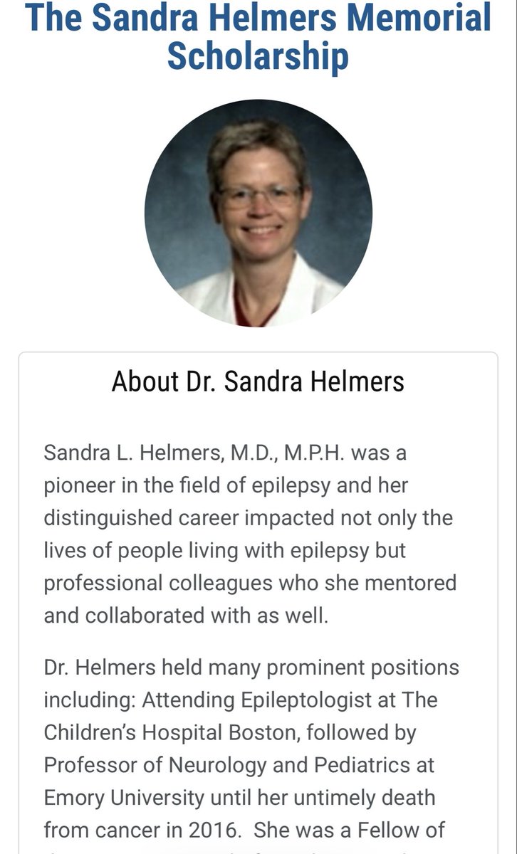 myepilepsystory's tweet image. My Epilepsy Story (MES) is proud to bring back the  myepilepsystory.org/sandra-helmers… for #women with epilepsy in the U.S. attending college or trade school in the Fall of 2026. Visit our website to find out more details and to apply! #college #tradeschool  #womenshealth @WomenEpilepsy