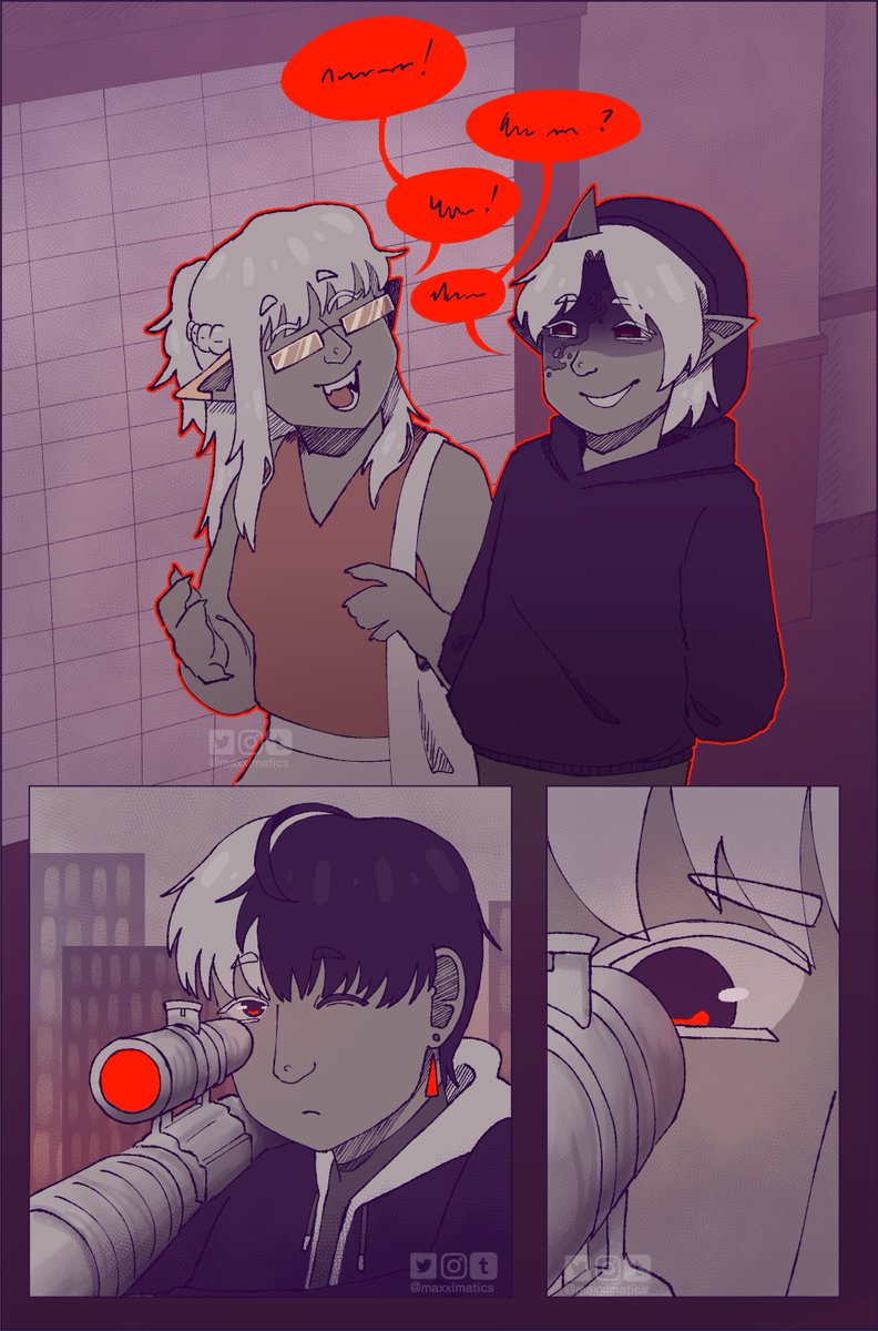 maxximatics's tweet photo. When False Avid goes for a walk in the city, lets say things dont go as planned !

Tw// Gun, Blood
#vampiressmp #VampiresSMPFanart https://t.co/wPU0OiM34z