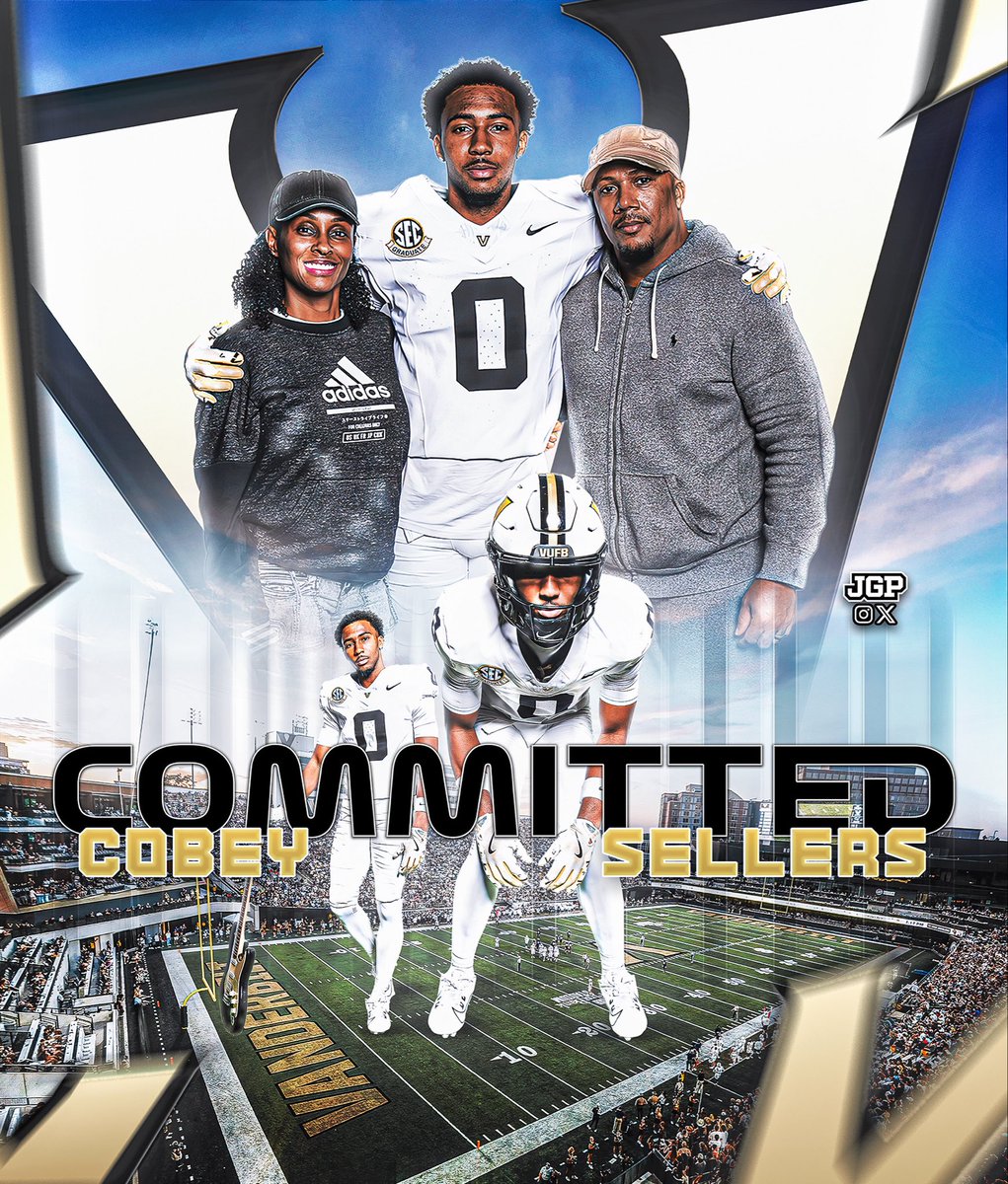 BREAKING: Former Texas A&amp;M Cornerback Cobey Sellers has Committed to Vanderbilt, he tells me. 

The 5'11", 180 lb CB chose the Commodores over Kentucky, SMU, California, &amp; Arkansas. 

Will have 4 years of eligibility remaining.