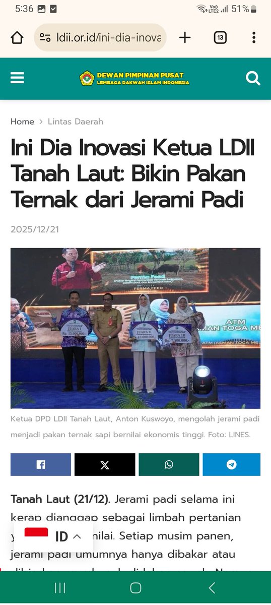 NunuNoerTri's tweet photo. Warga #ldii seinovatif ini? https://t.co/OBlljhu2be