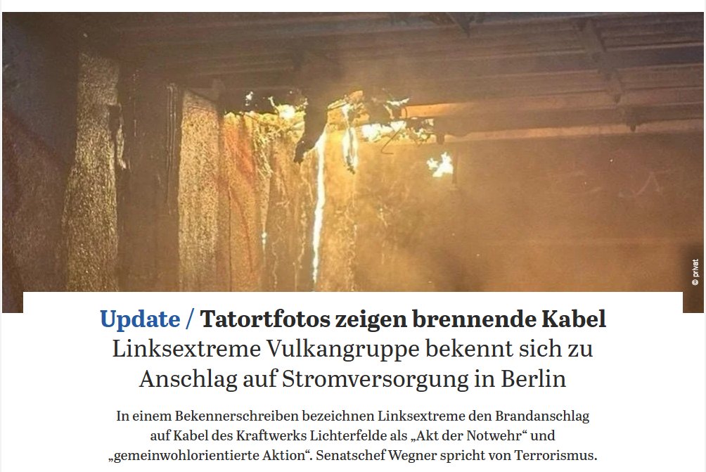 Weiß jemand, wieso es mehrere Tage dauert, so ein Kabel zu ersetzen?
#berlinblackout