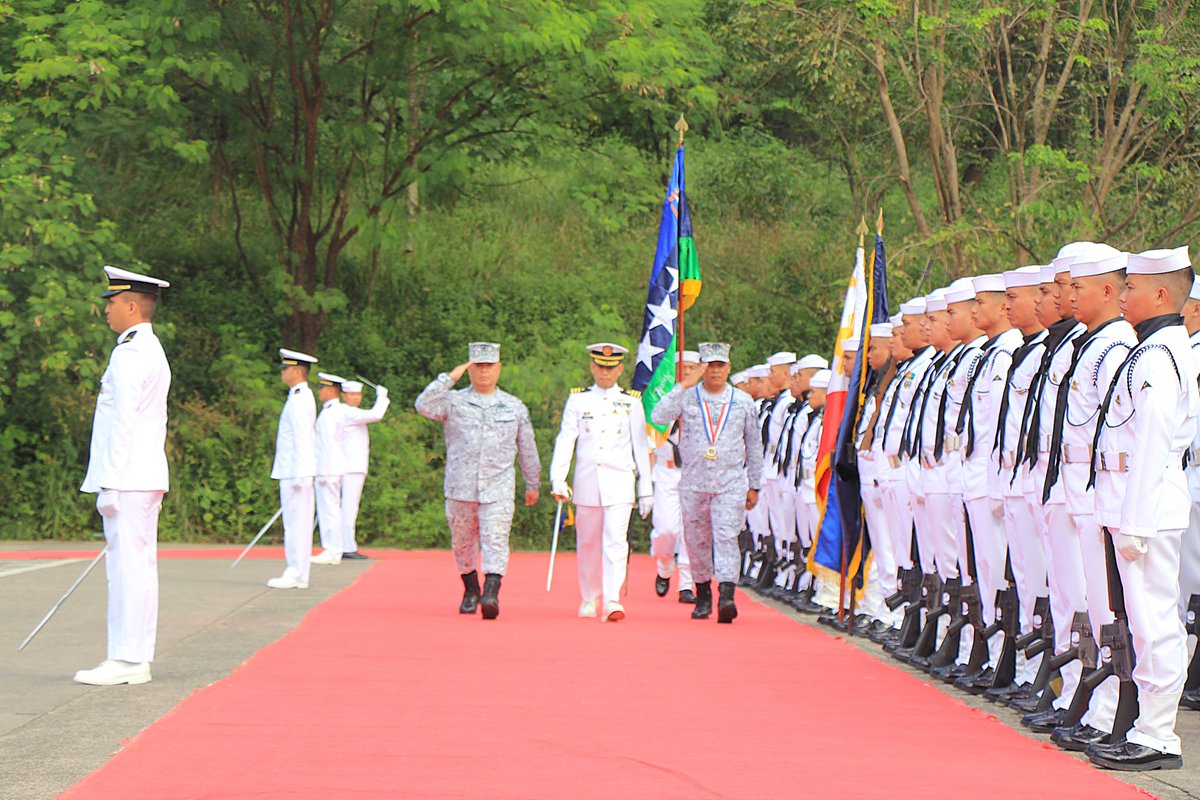 TeamWESCOM's tweet photo. Commander, Western Command Conducts Courtesy Visit to the Philippine Fleet

Naval Operating Base Subic, Subic, Zambales — The Commander, Western Command (WESCOM), Vice Admiral Alfonso F Torres Jr PN paid a courtesy visit to the Philippine Fleet at Naval Operating Base Subic on January 5, 2026

Upon arrival, Vice Admiral Torres Jr PN was accorded Battalion-sized arrival honors and formally received by the Commander, Philippine Fleet, Rear Admiral Joe Anthony C Orbe PN.

Following the honors, a courtesy call was held between the two officials during which they discussed matters pertaining to maritime security operations, capability development, and strengthened coordination between WESCOM and the Philippine Fleet in support of AFP mission objectives. The engagement also provided an opportunity to exchange perspectives on current operational concerns within the country’s western maritime areas and the role of naval forces in maintaining a credible defense posture.

As part of the visit, Vice Admiral Torres Jr PN conducted an ocular inspection of selected Philippine Navy assets, specifically BRP Diego Silang (FFG-07) and BRP Davao Del Sur (LD-602) under the operational control of the Philippine Fleet, where he was briefed on their current operational status, readiness, and ongoing capability enhancement initiatives. Vice Admiral Torres Jr PN also conducted a talk to troops, during which he expressed his appreciation for their professionalism and dedication to duty, and emphasized the importance of unity, readiness, and sustained commitment in accomplishing the AFP’s maritime security mission.

The visit reaffirmed the enduring professional relationship between the two major units and highlighted their shared commitment to protecting the country’s maritime interests and ensuring peace and stability within the maritime domain.

#AFPyoucanTRUST
#TeamWESCOM
#wescomtransformationroadmap
#patriotsanddefenders
#OneAFPOnePhilippines
#StrongAFPStrongPhilippines
#OurSeasOurRightsOurFuture