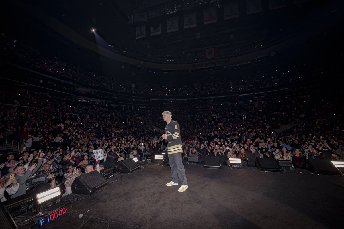 MCA_MUSIC1's tweet photo. Boston didn’t just show up — it made history.
Matt Rife officially broke the TD Garden record, turning one of the most iconic arenas into a night of nonstop energy, laughter, and pure connection. From the moment he stepped on stage, it was clear this wasn’t just another tour stop  it was a statement.
Crowd packed, volume up, phones out, and the city fully locked in. Moments like this are why live comedy continues to evolve, and why Matt Rife’s rise isn’t slowing down anytime soon. Boston understood the assignment, and TD Garden won’t forget this night.
History made. Momentum confirmed.