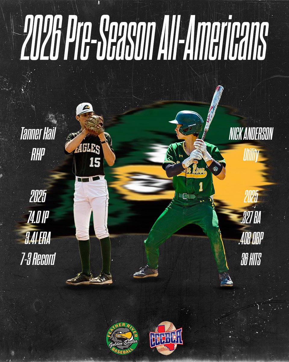 Feather River College Baseball ⚾️🦅 tweet media