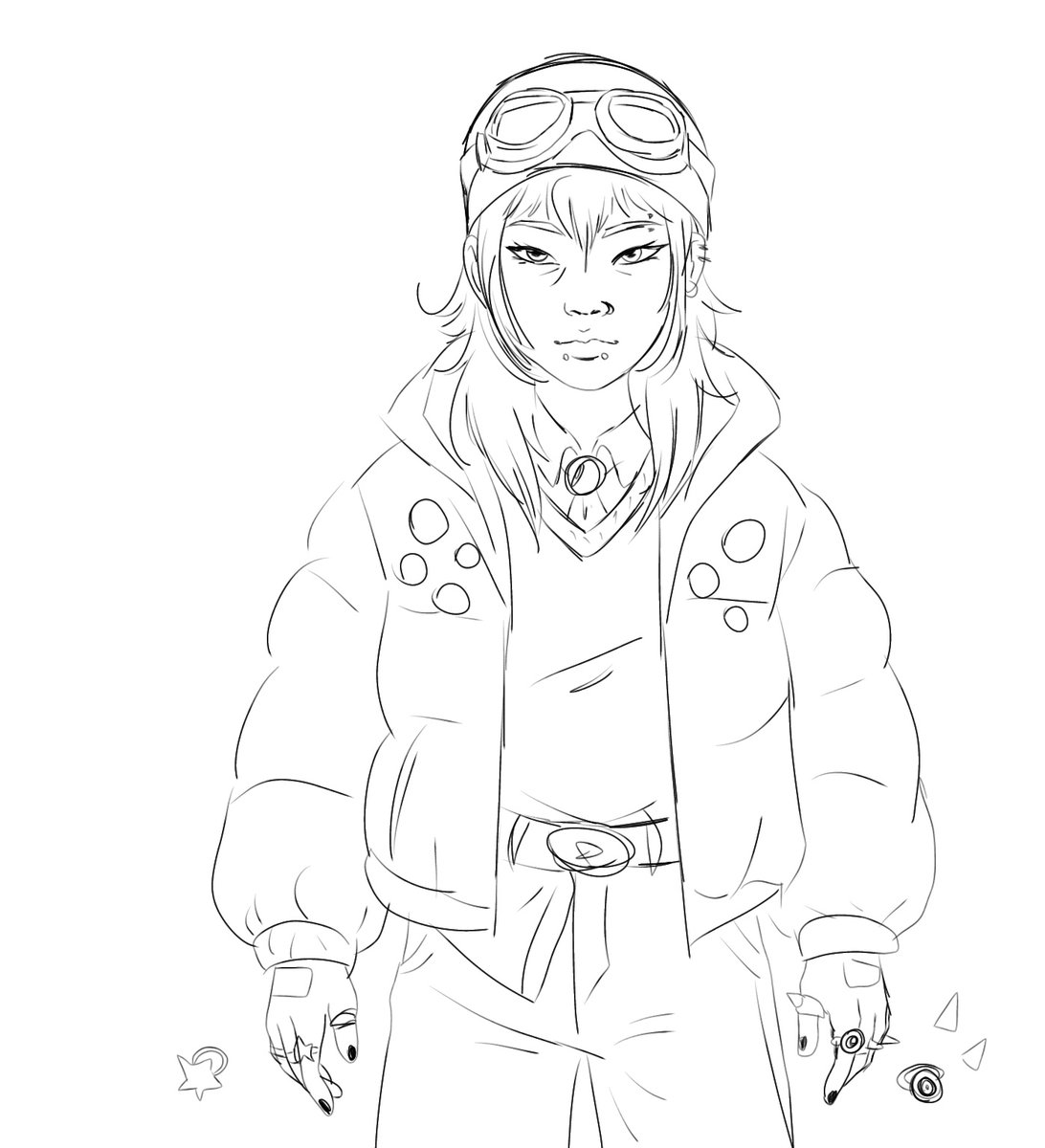 acidapplezz's tweet image. Concept Art 
Commission Wip