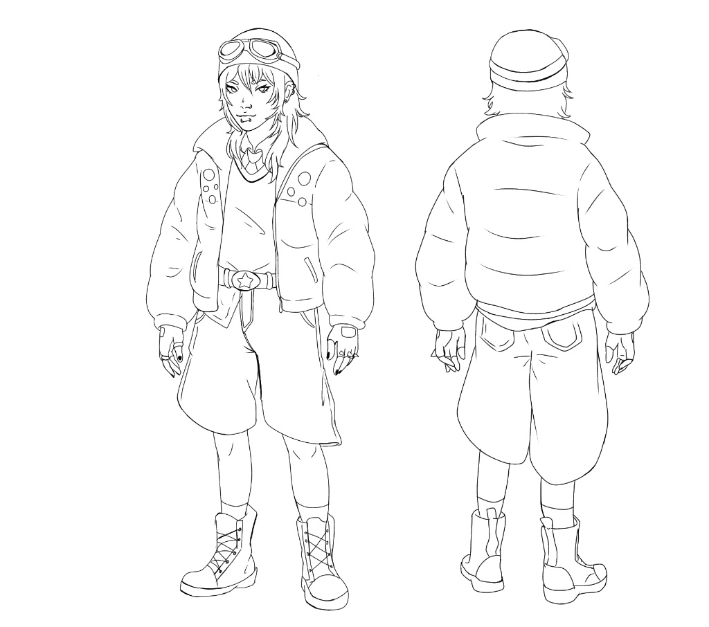 acidapplezz's tweet image. Concept Art 
Commission Wip