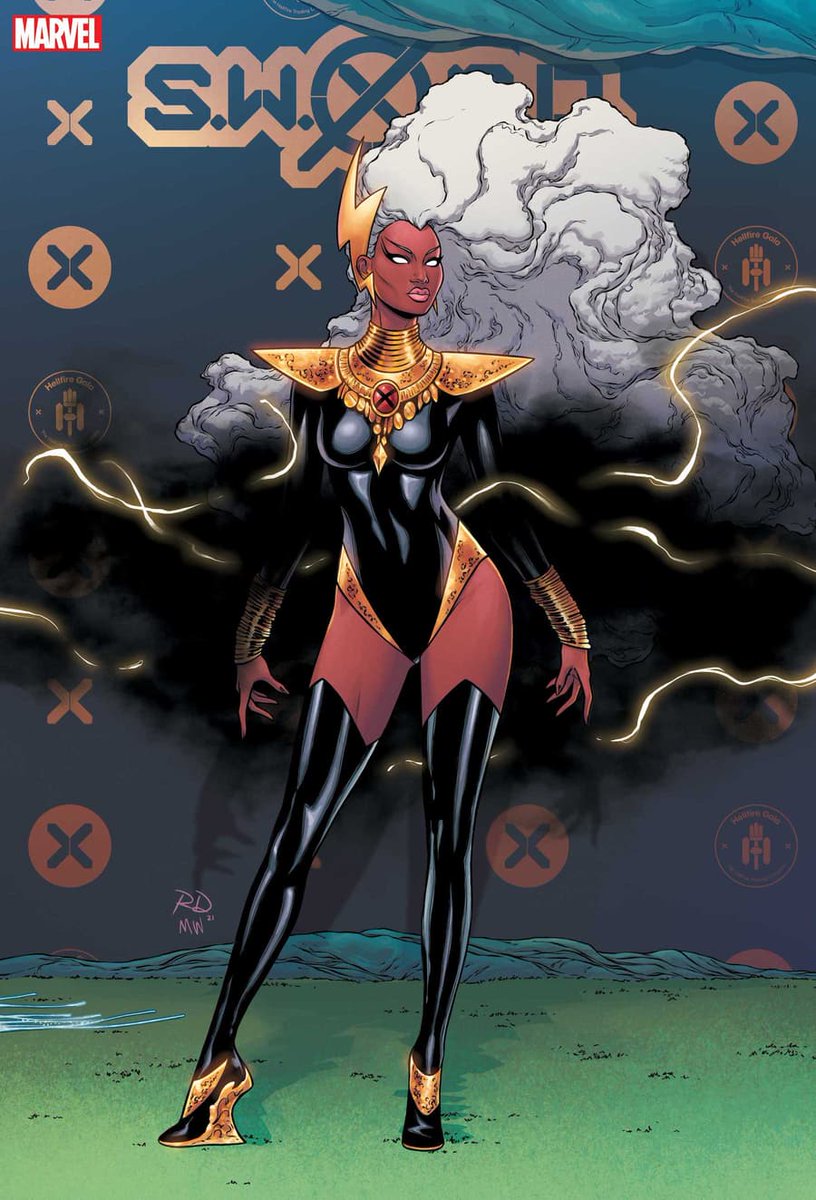 Storm with afro textured hair reminiscent of clouds >>>>