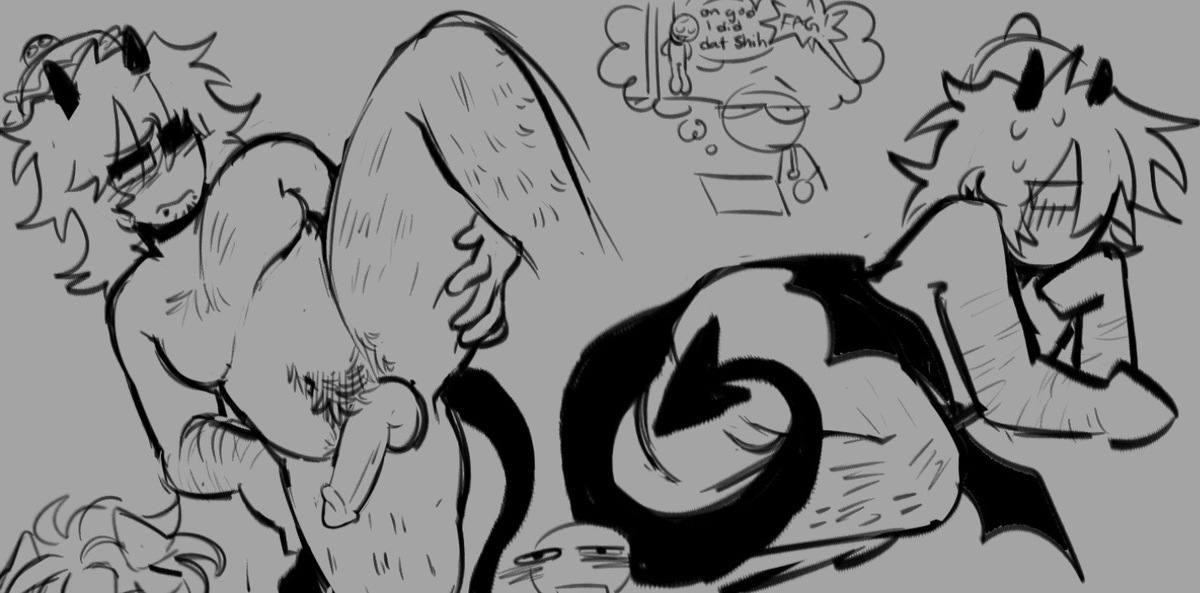 Slvt4Luck's tweet photo. he'd totally finish from just biting and nipping at his neck, you couldnt beat the loser outta that man

also I do have 007n7 selfcest coming very soon, trust, you will NOT be disappointed https://t.co/xAOJkeQGer