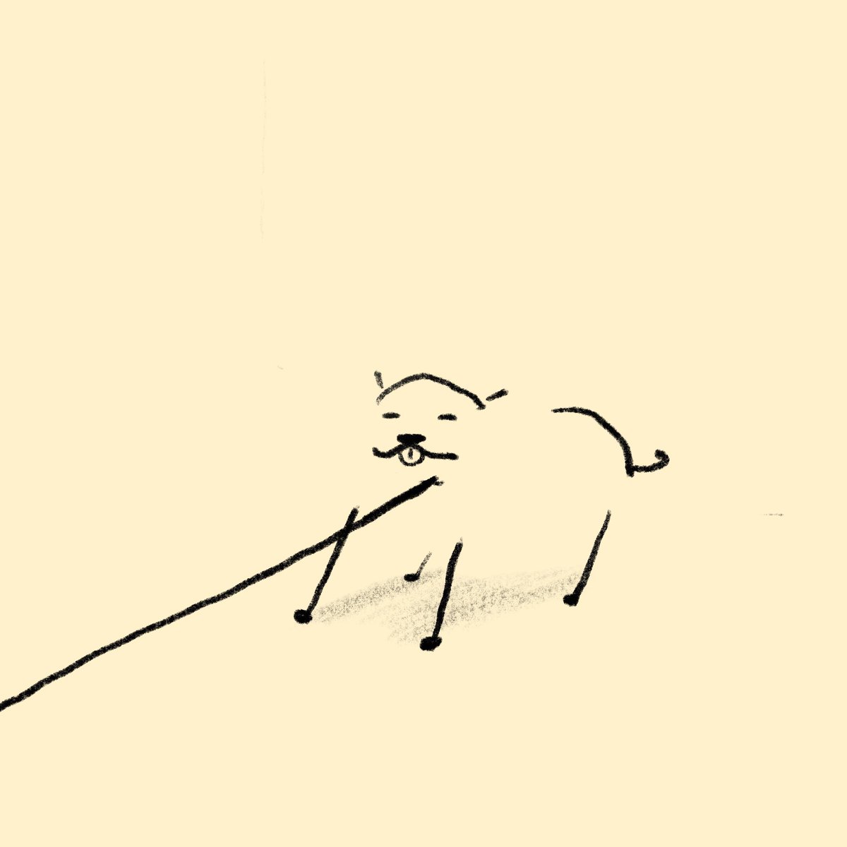 riposhima's tweet photo. スケッチ
散歩をひっぱり遊びだと思ってる犬 https://t.co/TsT7jLnaE3