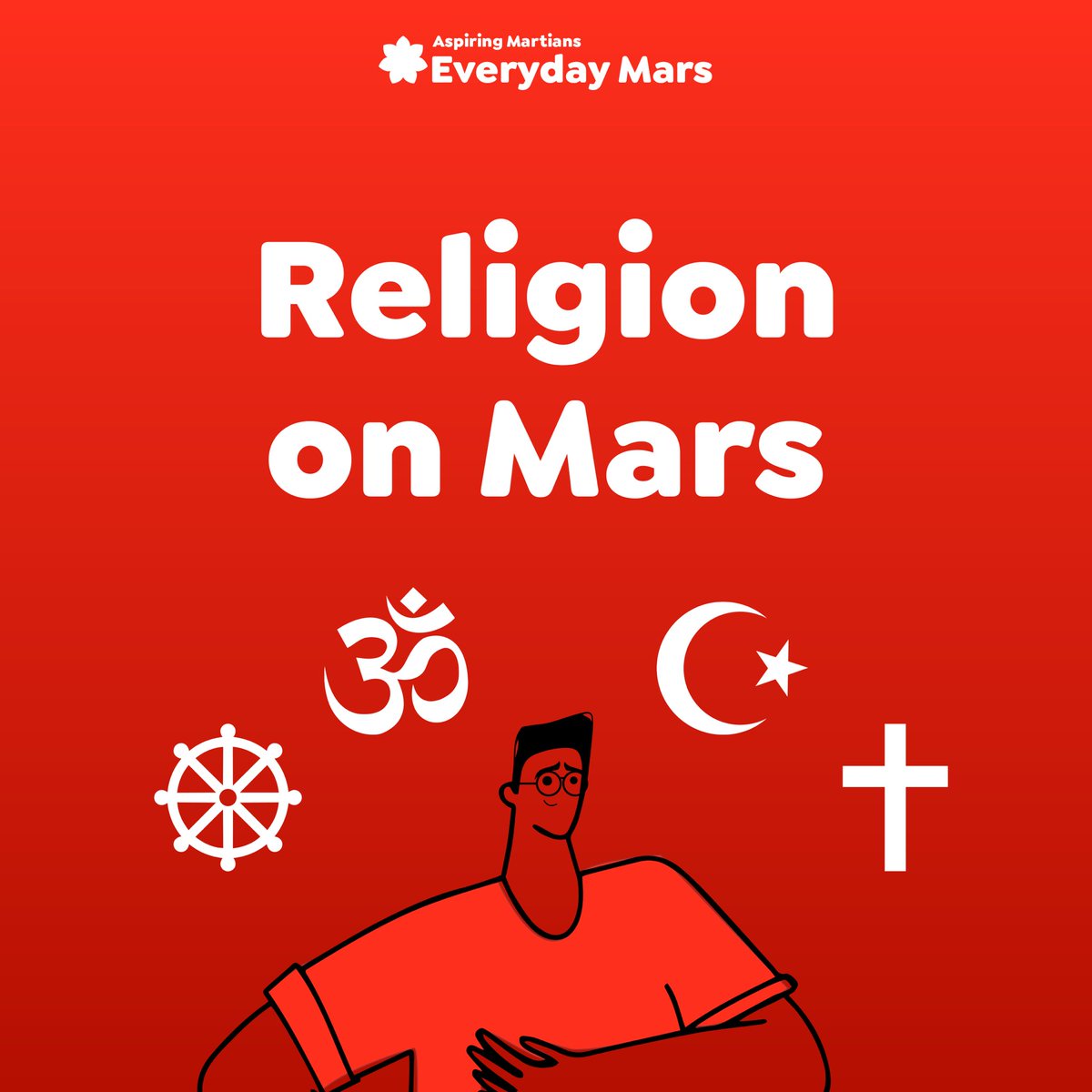 New year. New questions. 🚀

This January, Aspiring Martians is exploring religion on Mars—a topic rarely discussed in space exploration.

☸️ Buddhism (Jan 6)
🕉 Hinduism (Jan 13)
☪️ Islam (Jan 20)
✝️ Christianity (Jan 27)

New episodes every Tuesday. 🌌

 #Mars #Religion