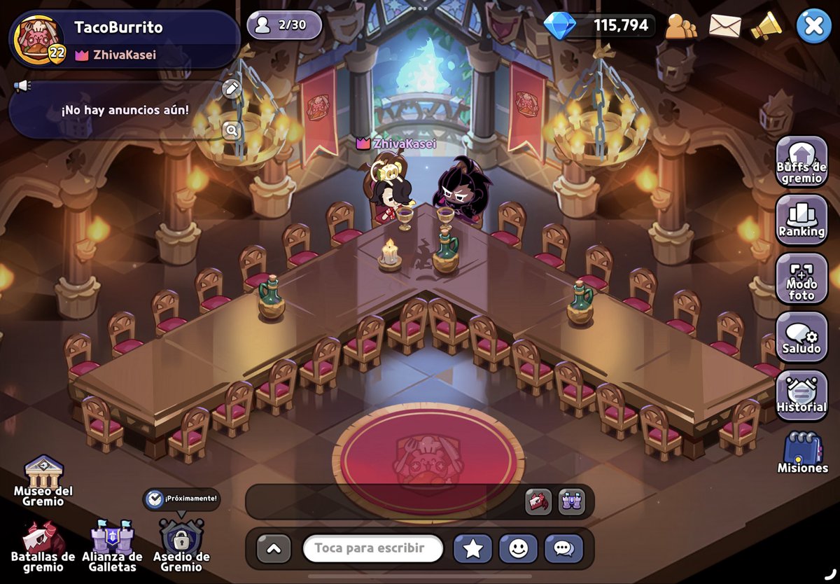 Hace como un mes creé un gremio, pero nadie se ha metido lol (Hasta ayer, pero no habla ni nada)

Sería genial juntar hispanohablantes activos y agrupemos un poco de comunidad :) 

Servidor: Cacao Negro