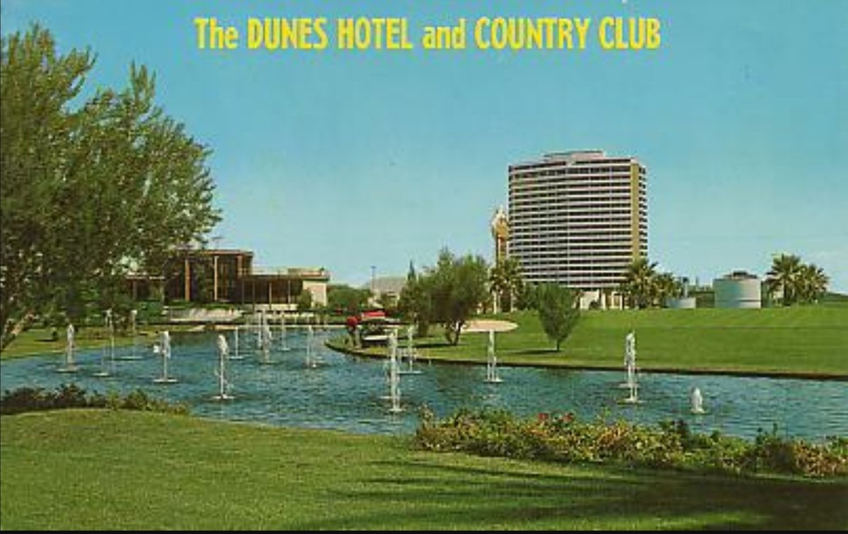 _GrandPaD's tweet image. OTD 1965 The Dunes #LasVegas opened the Emerald Green Championship Golf Course and Country Club. It became the second busiest course in the area, seeing an average of 65,000 golfers each year, second only to the Las Vegas Municipal Golf Course.