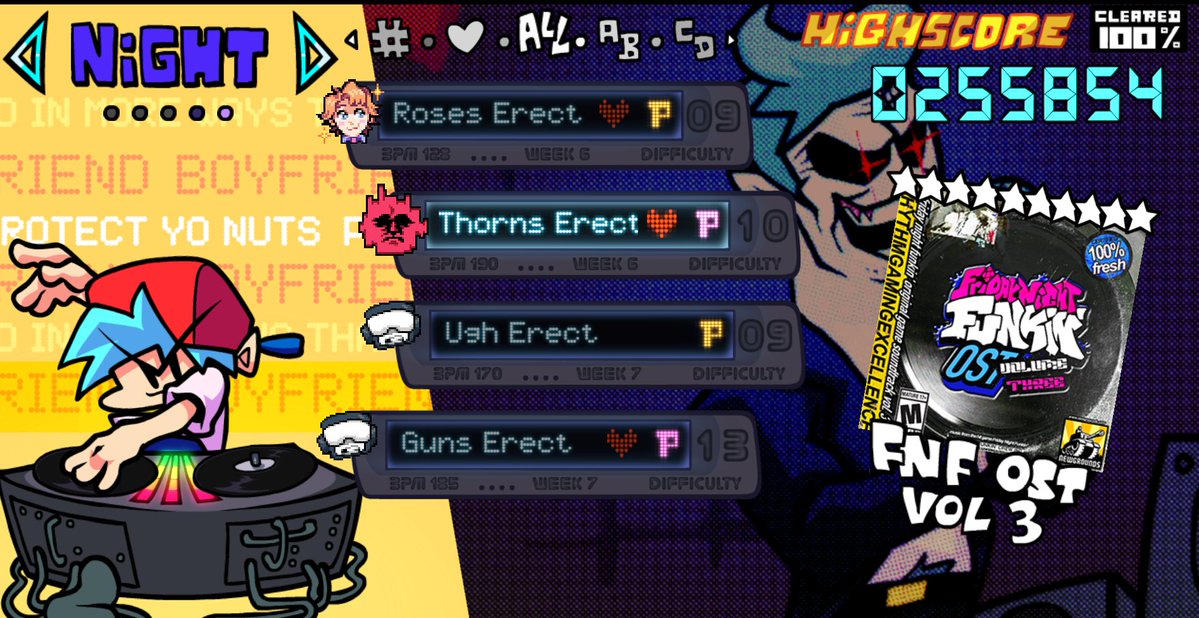 Tower124_'s tweet image. two golden p's on nightmare songs in one day feels nice