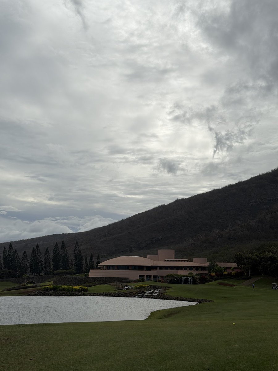 Lovely day of golf with my dad at King Kamehameha Golf Club.