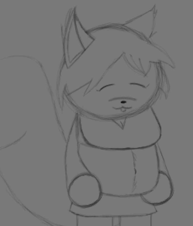 roundrobin928's tweet image. This particular lovely squirrel is named Nixie and belongs to @TorqueEffect 
She's the reason I've been drawing pregnant women recently