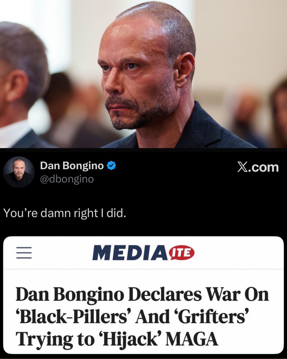 🚨 JUST IN: Dan Bongino announces he’s DECLARED WAR on “grifters” and “black-pillers” attempting to hijack MAGA

There’s about to be some freaking HELL to pay.