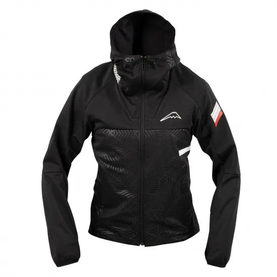 商品紹介】 K-1368 MIDパーカー コットンライクなストレッチ3層生地を