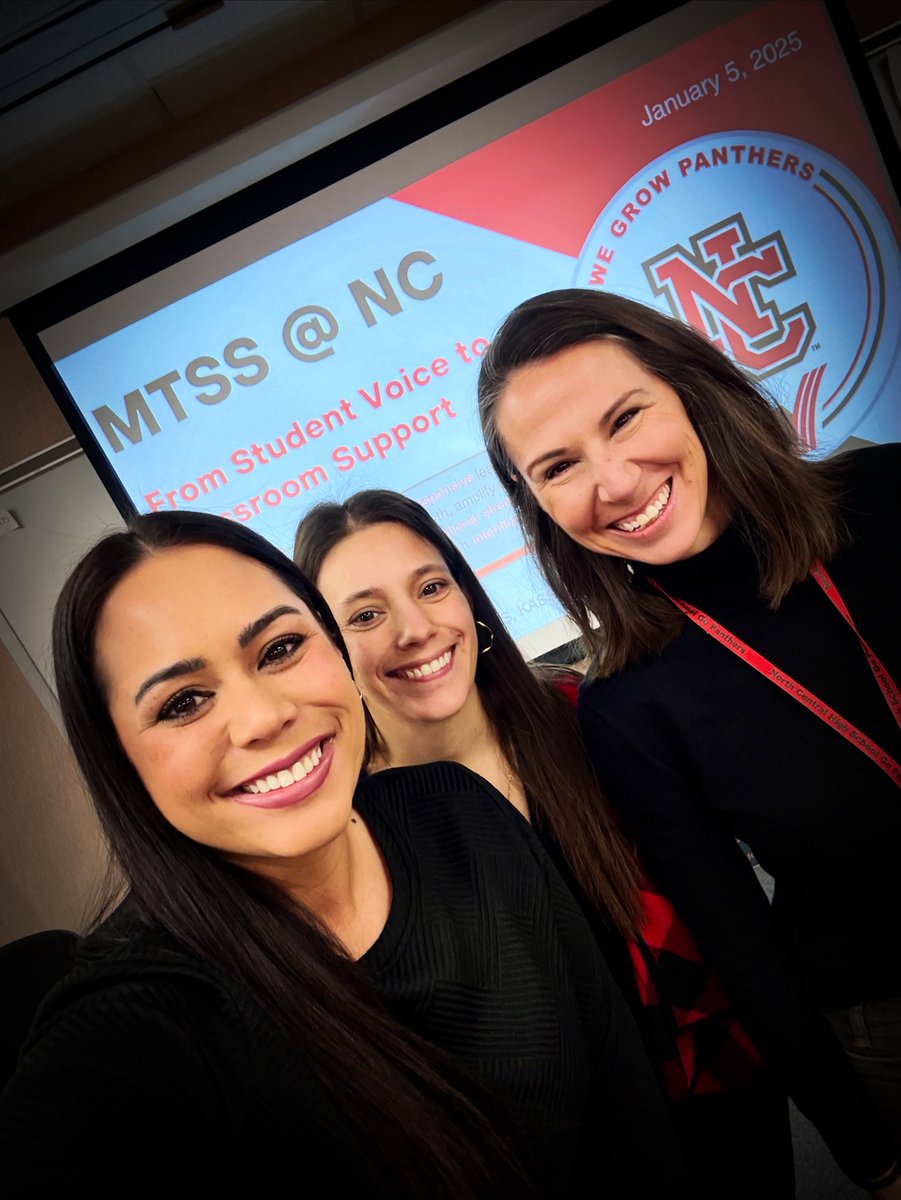 Presented to the North Central staff today on implementing MTSS within a large urban high school &amp; how we have seen the positive impact on students &amp; teachers; In order to really move the needle it takes shared responsibility across all staff #administrator #schoolcounselor