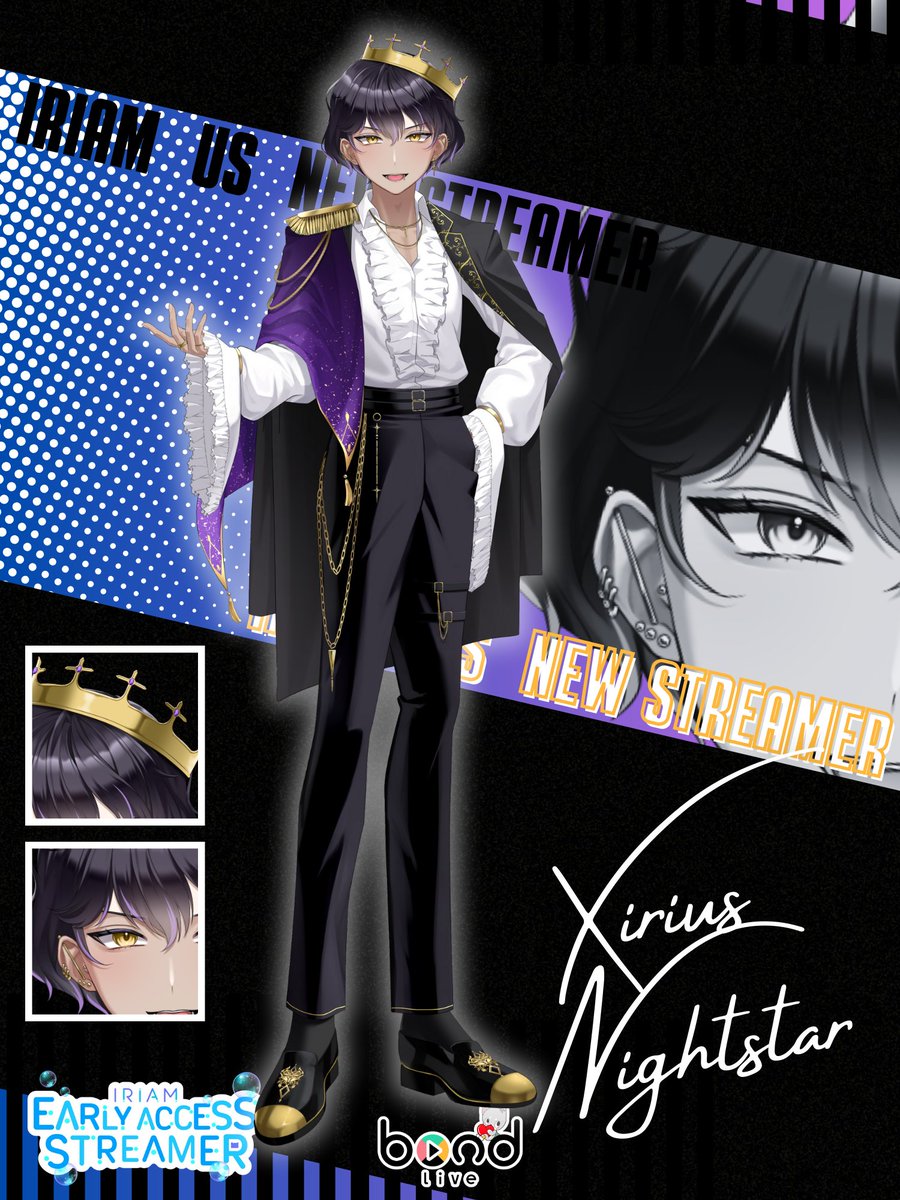 👑🎸Someone say rebellion?!

Let us cause some chaos! I, Xirius Nightstar, your rebellious prince, welcomes you into The Rebellion. We're totally not in the basement of the castle! 

I #JumpOnIRIAM January 12th 6PM CST/7PM EST
#IRIAM #VTuber #EarlyAccessStreamer