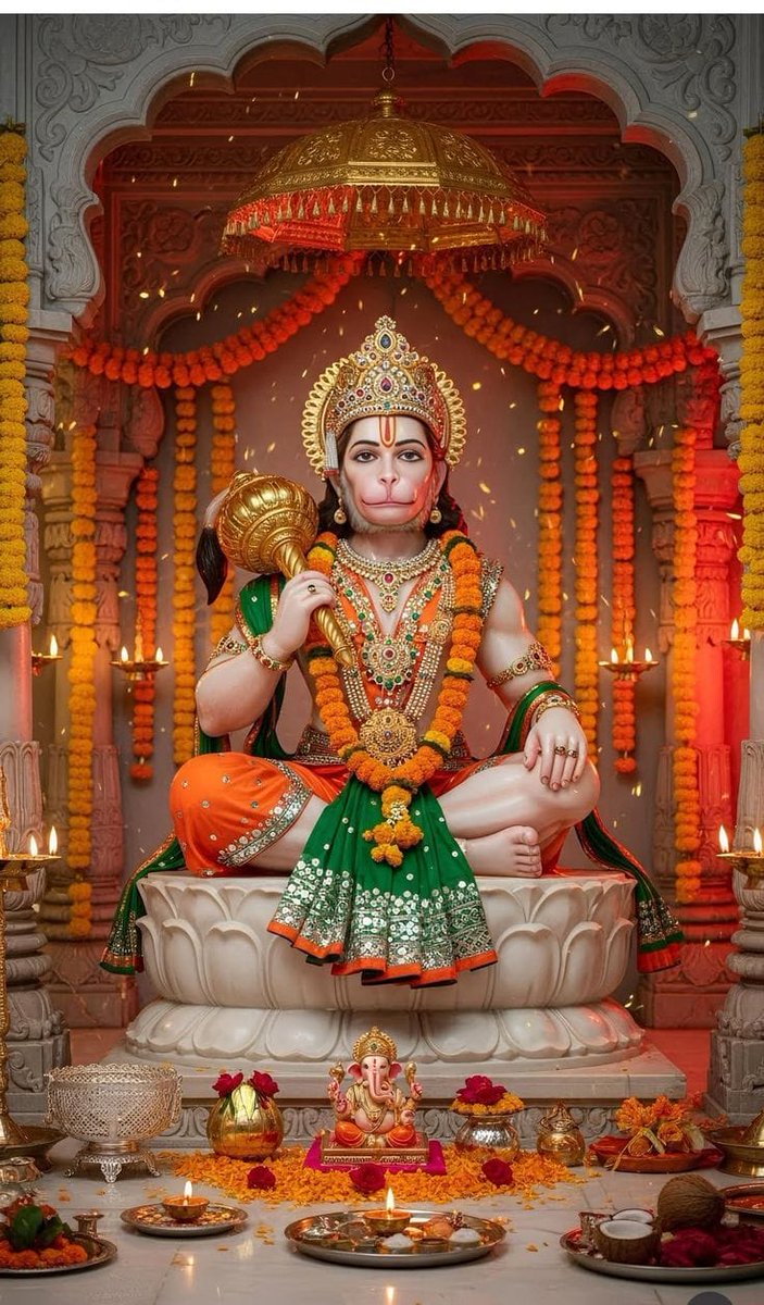 TapanBhowmickIN's tweet photo. नमो हनुमते तुभ्यं नमो रामप्रियाय च।
नमो भक्तवत्सलाय नमो वीरवराय च॥
जय श्री राम 🚩 https://t.co/tR2NCtx77H