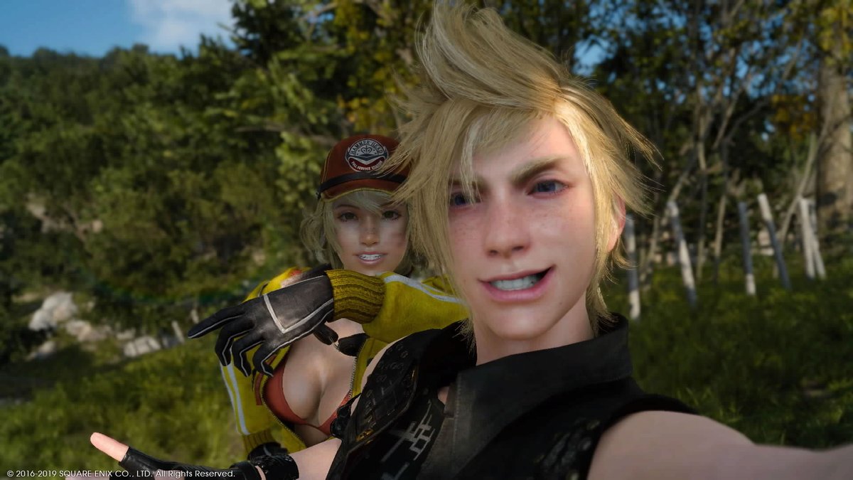 0_Alex___'s tweet image. this selfie prompto just made 🥹🥹🥹🥹🥹 HE'S SO CUTE THEY ARE SO CUTE I'M GONNA CHOKEEEEEE #promptoargentum #FFXV #Promdy