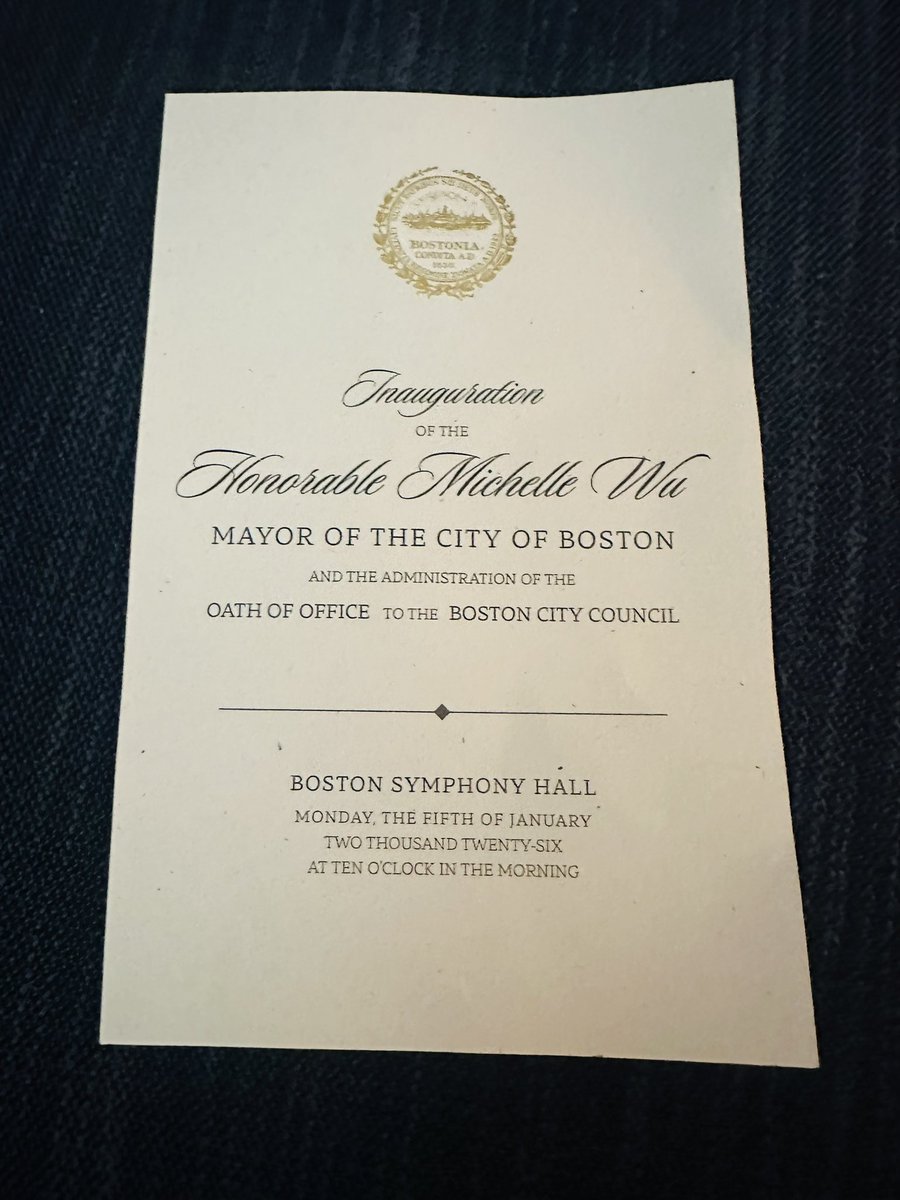 MartinaCurtin's tweet photo. Day 5 #100daysofwalking
Honored to attend the Inauguration of Mayor Michelle Wu and The Administration of the Oath of Office to The Boston City Council this morning at Boston Symphony Hall. Brisk walk home after the celebration.
#mayorwu #cityofboston #womeningovernment #bostoncitycouncil
@MayorWu @NewstalkFM