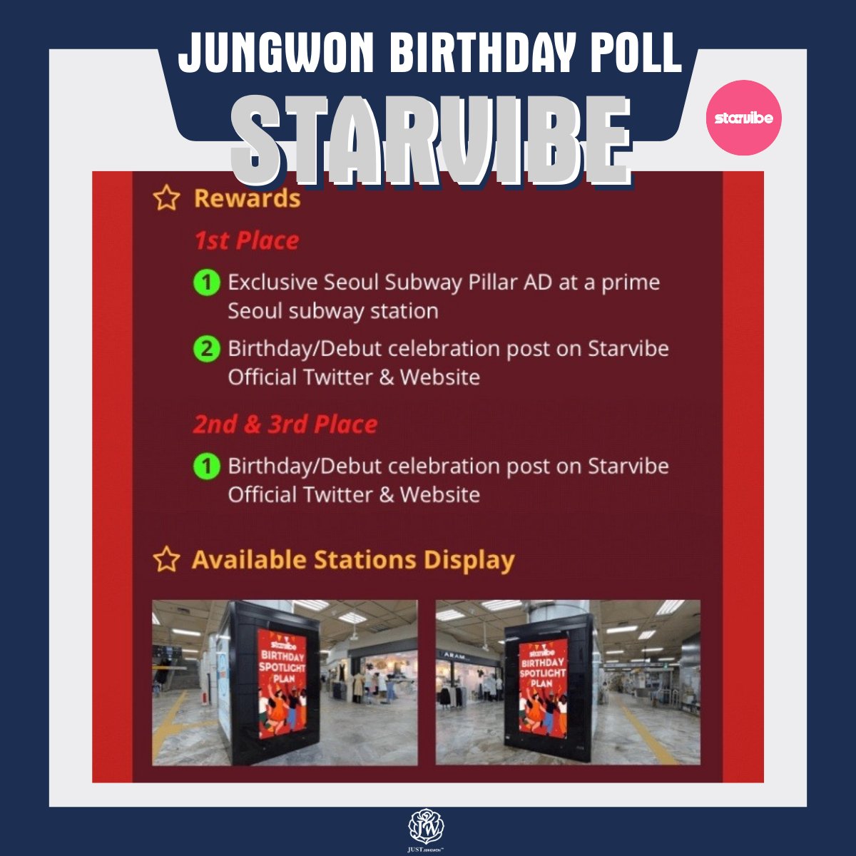 𝗩𝗢𝗧𝗜𝗡𝗚 | 𝗝𝗨𝗡𝗚𝗪𝗢𝗡 '𝟮𝟲 𝗕-𝗗𝗔𝗬 𝗣𝗢𝗟𝗟𝗦

[STARVIBE] February Birthday Poll is ongoing! Please create multiple accounts and claim daily attendance—there are no ads or missions here! Kindly check the link to be directed to the poll and refer to the tutorial below.