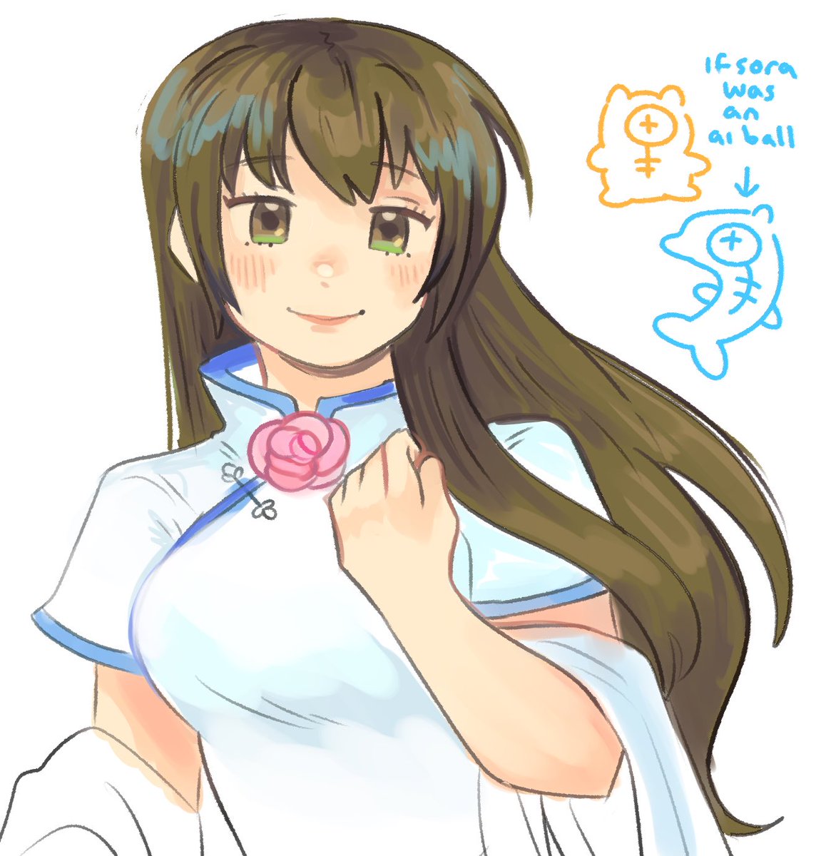 inkopolis's tweet image. a sora ever17 scribble