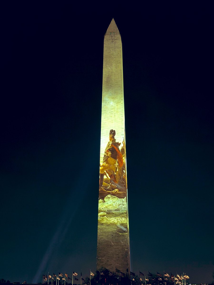 Thank you <a href="/250Freedom_/">Freedom 250</a> for an absolutely spectacular show on the Washington Monument. So proud to be an American! 🇺🇸