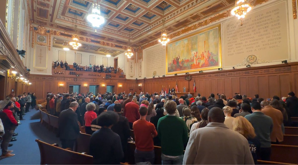 Packed house for Cleveland City Council’s swearing-in ceremony tonight
