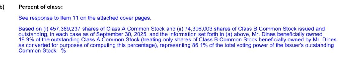 hypergrowth102's tweet image. Daniel Dines- founder/ceo of $PATH owns a whopping 19.9% of shares as of their 11/12/2025 filing.