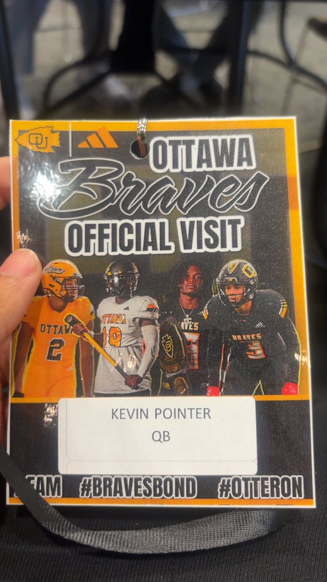 KevinPointerJr3's tweet photo. Thank you @OttawaBravesFB for a great OV! @CoachNickDavis @Coach__CA @CoachSCDub @CoachP2827 @rogers_eugene @dinkylewis @CoachJessie48 @BSublet https://t.co/YZJVdrW7Hj