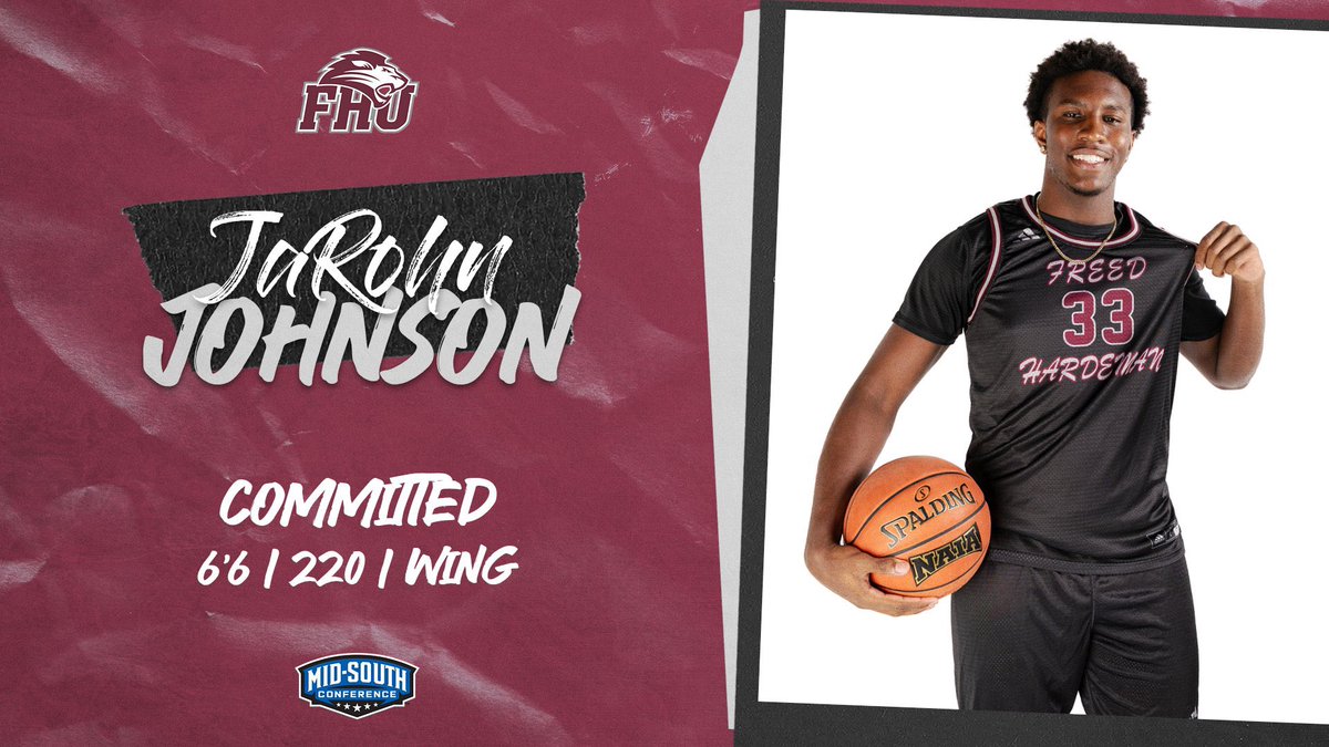 FHULionsBBall's tweet photo. Excited to welcome JaRohn Johnson to our program! He’s the first commit of the 2026 class! https://t.co/K9rK4gSWCR