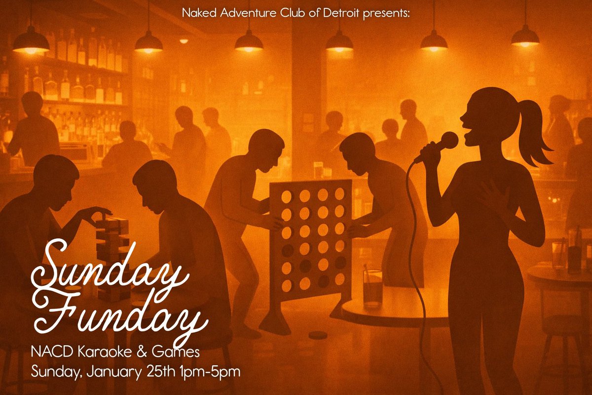 getNACD's tweet photo. Sunday Fundays are back! Join us on our new hub https://t.co/ddfVJ71WLX for more details! #getNACD #dofunshitnaked #nakedkaraoke #bareoke https://t.co/A39HqCwZCx