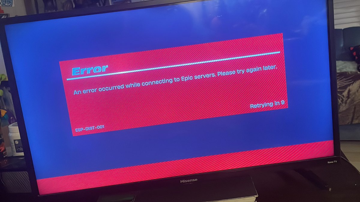 fleo1994's tweet photo. @FortniteStatus what's going on? https://t.co/L8lUI5ttUU