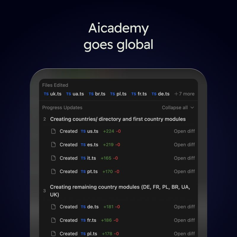 Doing my first project not as a designer.

Caught myself thinking the old way, like sprints, planning, MVPs still exist 👀
But it’s all AI agents now.

Even thinking that takes longer than shipping.

So <a href="/aicademy_study/">Aicademy</a> will be big 🤩

#AIAgents #Product #BuildingInPublic #Launch