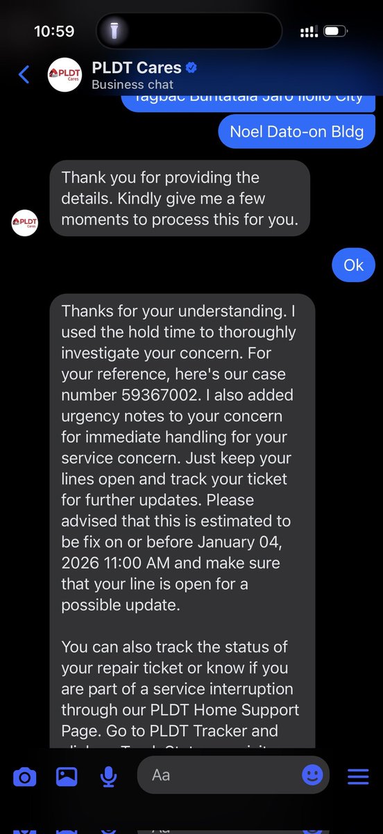 AzulonGray's tweet photo. Tarantado talaga kayo @PLDT_Cares nung jan 04 gnawa report tpos nung nag ff up wala daw? https://t.co/v44WPNgQqX