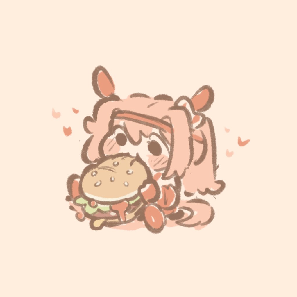 ShortCake_Cafe's tweet image. haru burger