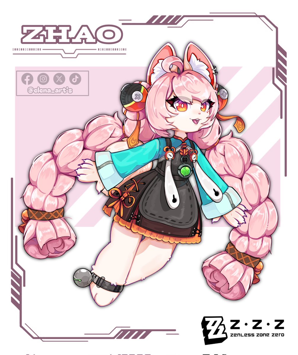 ElenaArts030's tweet photo. With the character fresh out of the oven, it was time to make fan art, and I almost died trying. Fan art of Zhao 🌸🐰 from ZZZ (Zenless Zone Zero)
#ZenlessZoneZero #fanart #Zhao https://t.co/AtCQrAt0oU