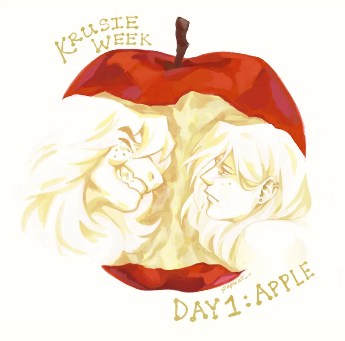 day 1: apples #krusieweek2026 #deltarune